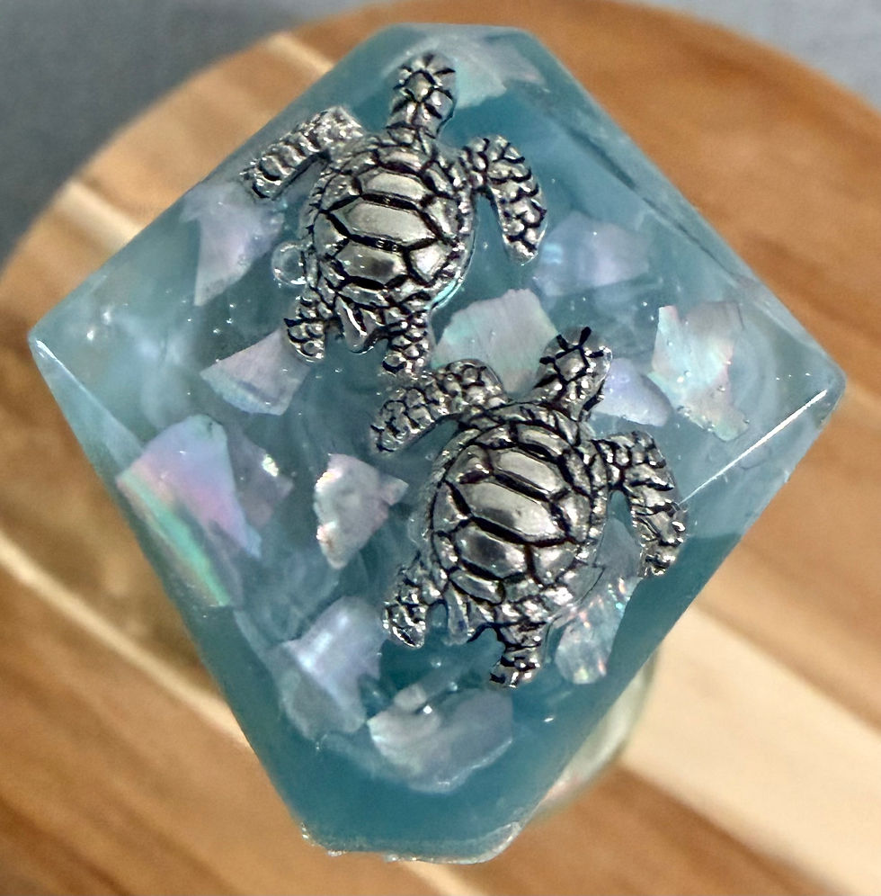 Ocean Resin Wine Bottle Toppers