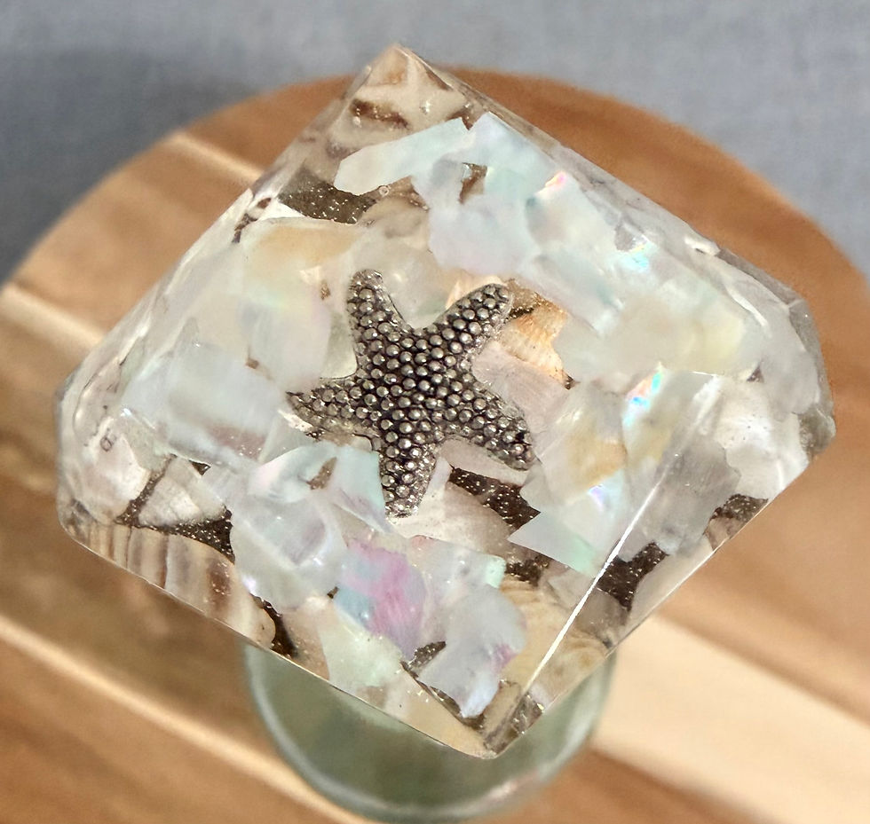 Ocean Resin Wine Bottle Toppers