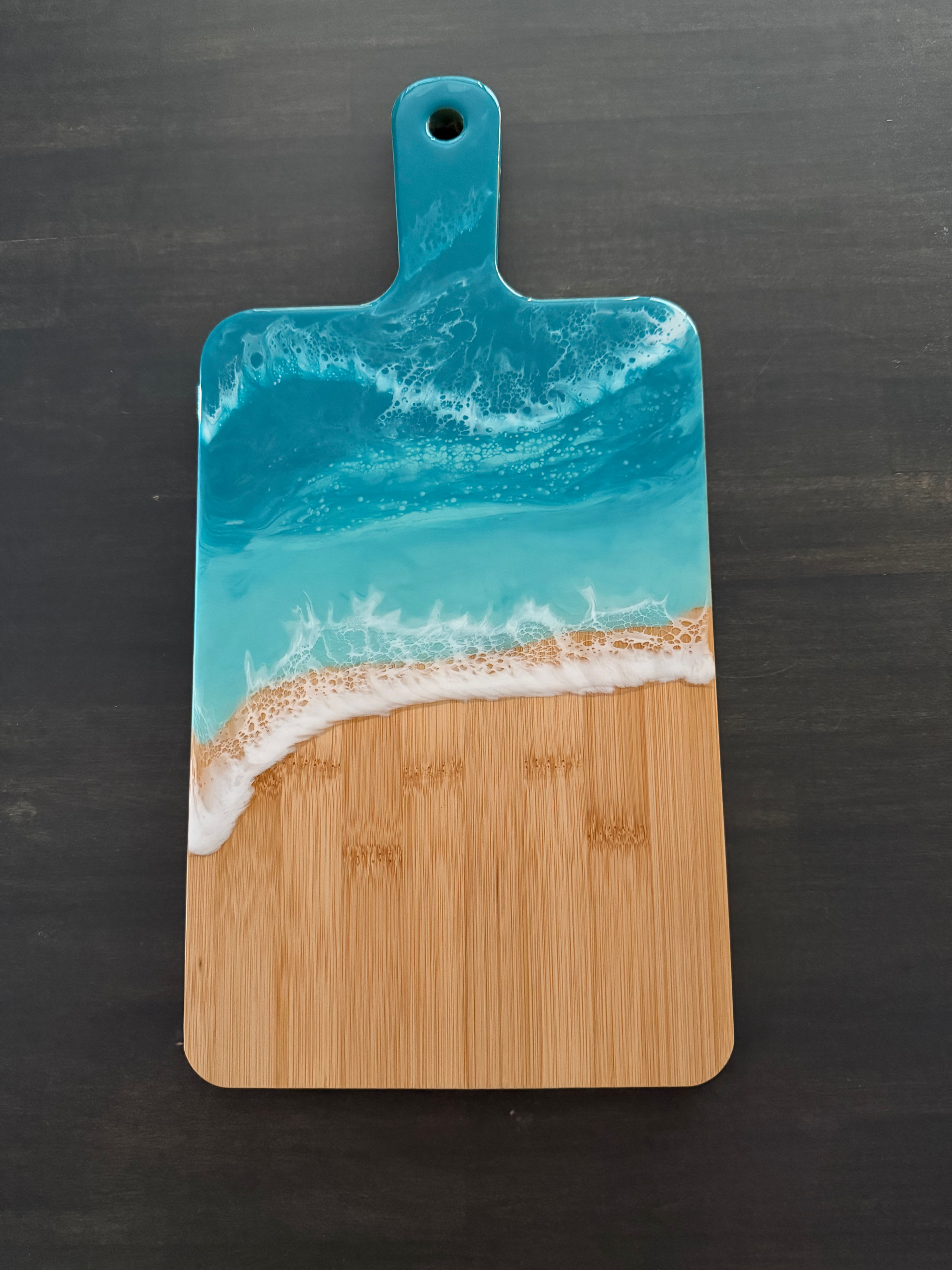 Bamboo Wood Resin Cutting/Charcuterie Board – 16" x 9"