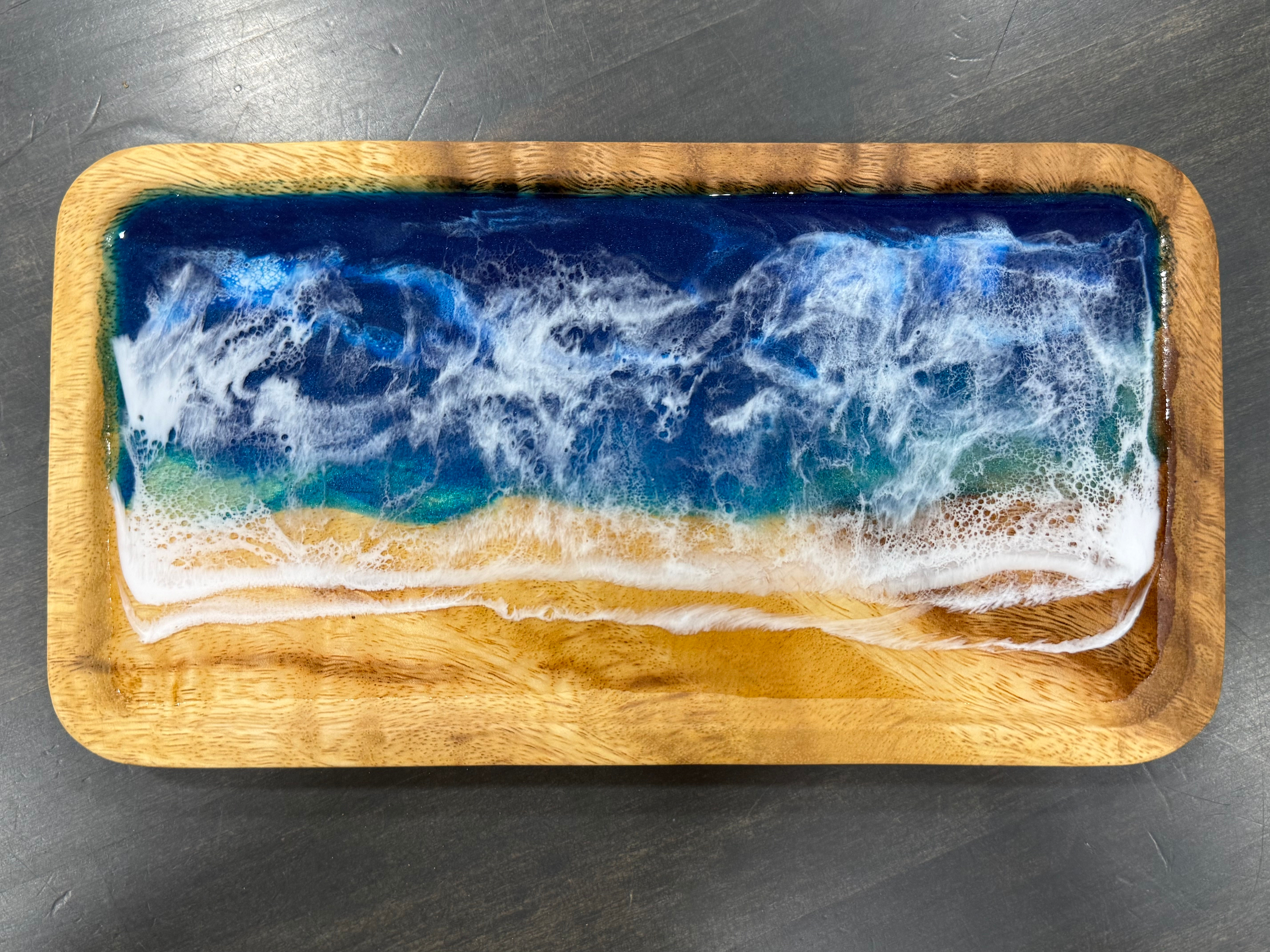 Ocean Resin Tray/Charcuterie Board