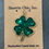 Thumbnail: Shamrock Resin Pendant – GOLD - Limited Edition