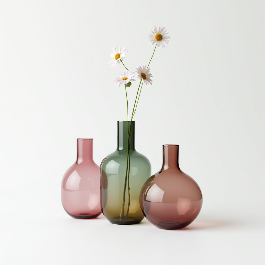 Glass Bud Vase Set