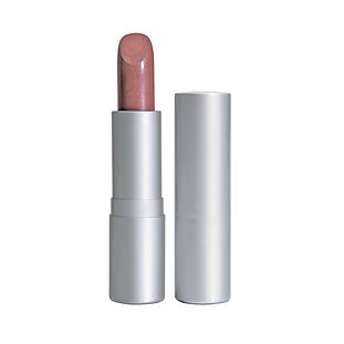 Sleek Silver Metal Lipstick Tube