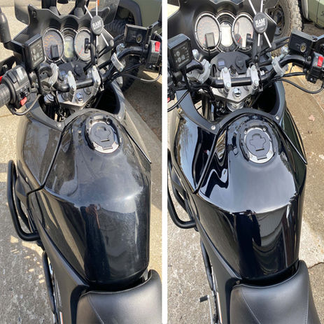 Motorcycle paint polishing in Spokane, WA
