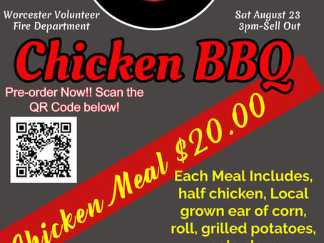 Annual Chicken BBQ Information ~Sponsorships and Online Ticket Sales