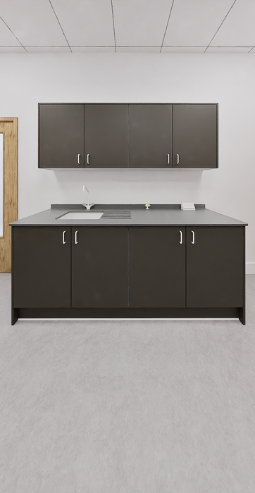 Aestheticaly designed space saving cabinets by Brookhouse