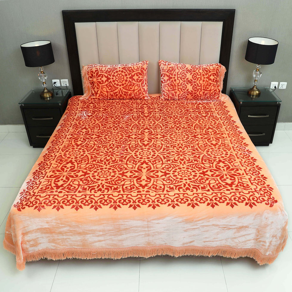 Thumbnail: Bloom Petal DG 4-Pcs Bed Cover Set
