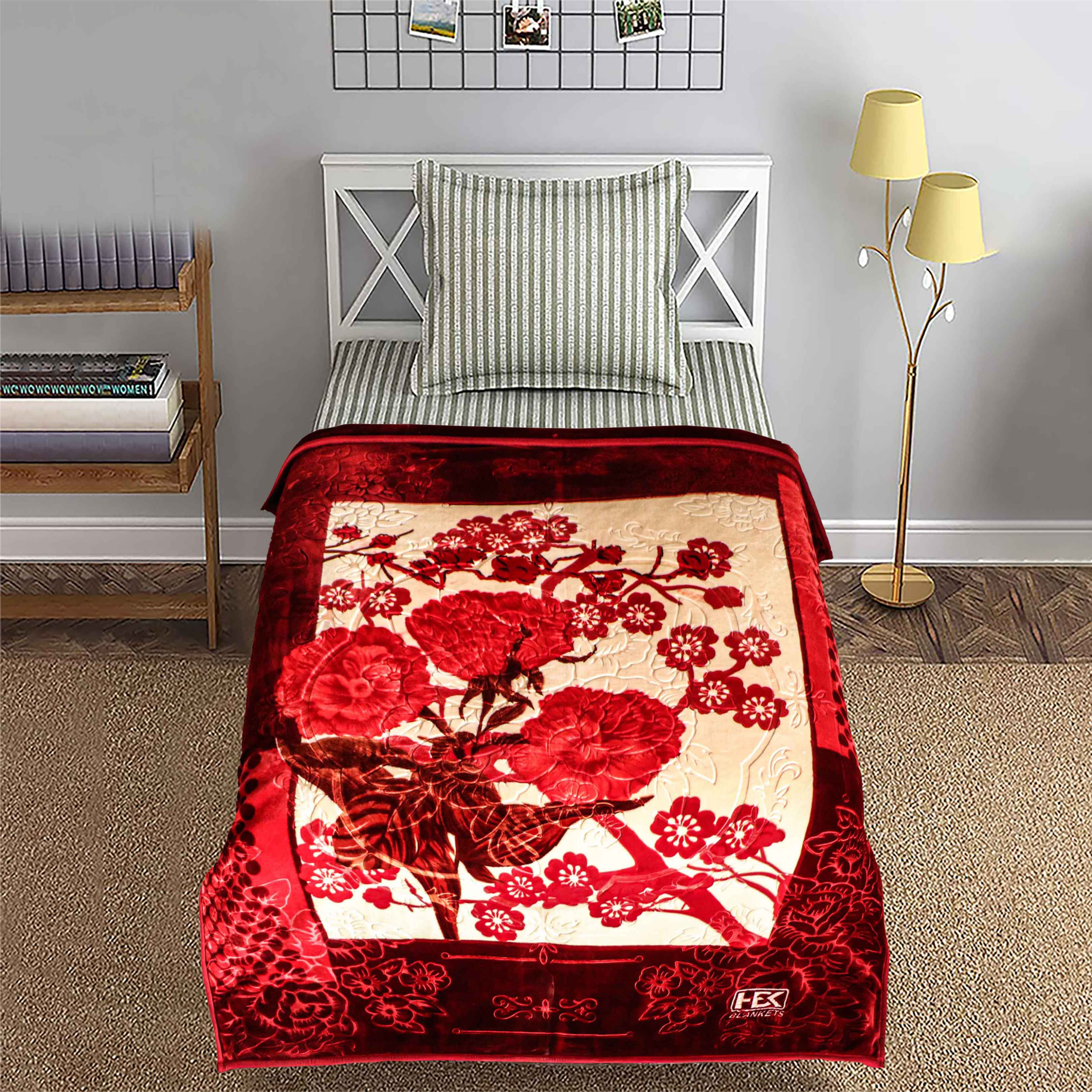 Prestige 2-Ply Single Bed l HS103- Maroon