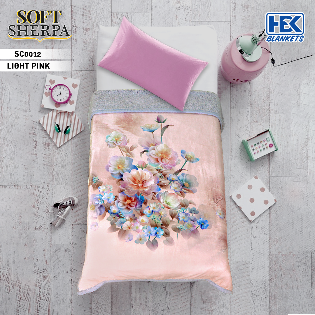 Soft Sherpa 2-Ply Single Bed Blanket