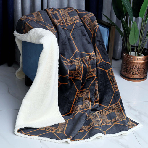 Sherpa Dream 2Ply Double Bed Blanket HBK Blankets Online