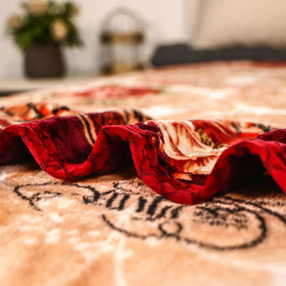 Thumbnail: HSH Flannel Blanket-Brown Red