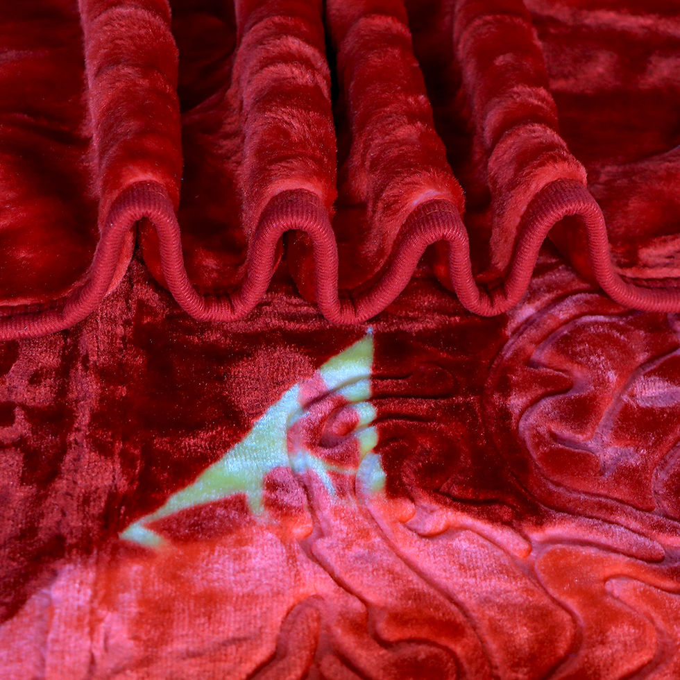 Thumbnail: Deer 1-Ply Double Bed Blanket