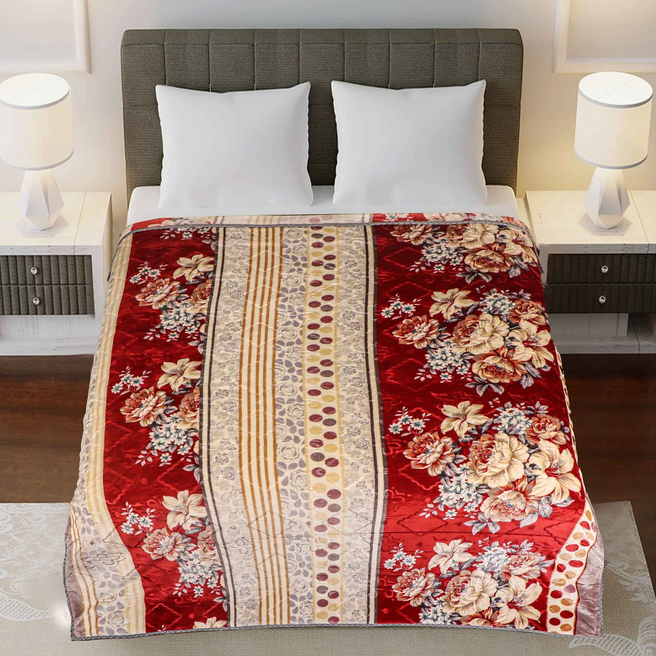 Cloudy Flannel 1-Ply Double Bed - YW2140