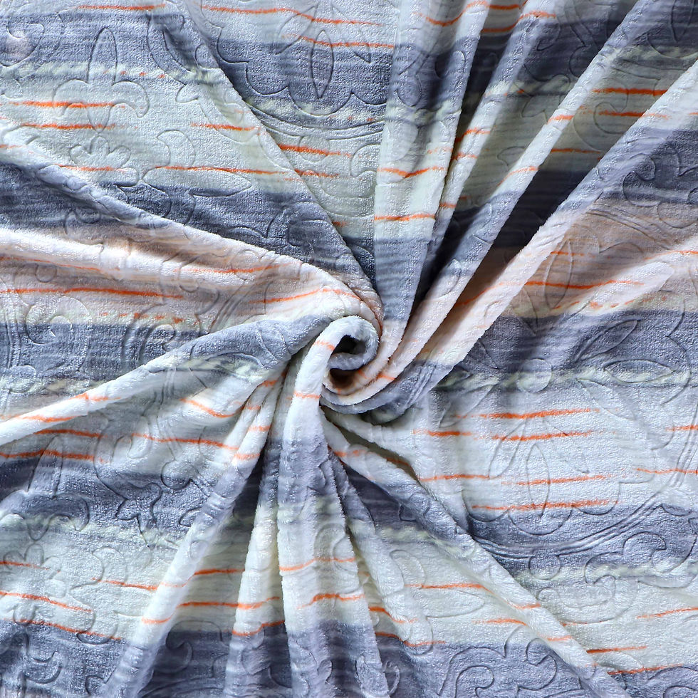 Thumbnail: Glorious 1-Ply Double Bed Flannel Blanket 1100 gram
