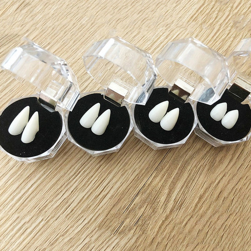 Vampire Teeth Fangs Halloween Costume Props False Teeth SnapOn