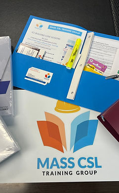 Mass CSL Training 8 Training Books