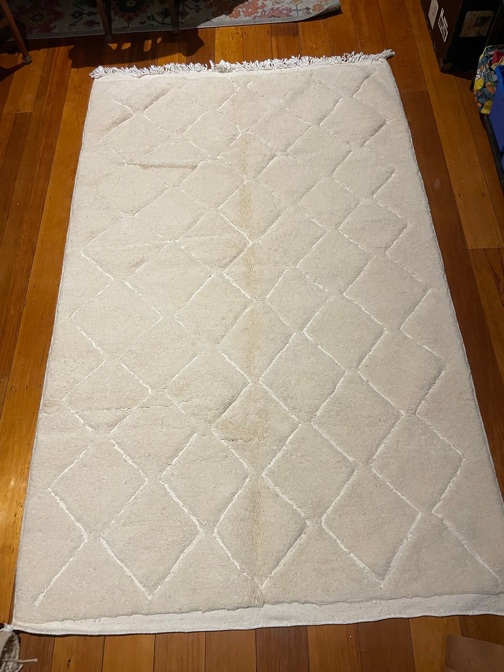 Miniatúra: White Diamonds , Large Authentic Premium Beni Ourain - Moroccan rug, 2.55x1.6m