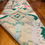 サムネイル： Natural Green Symbols - Azilal Runner - Moroccan Rug 3.1 X .85m
