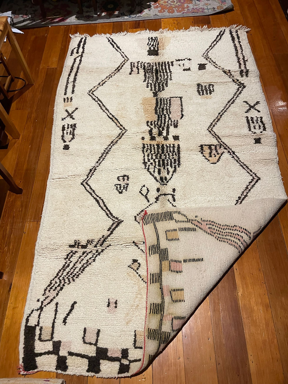 Miniaturbild: Symbols, Boujad Authentic - Moroccan Rug 2.7 X 1.6 m