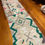 サムネイル： Natural Green Symbols - Azilal Runner - Moroccan Rug 3.1 X .85m