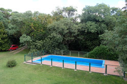 la piscina