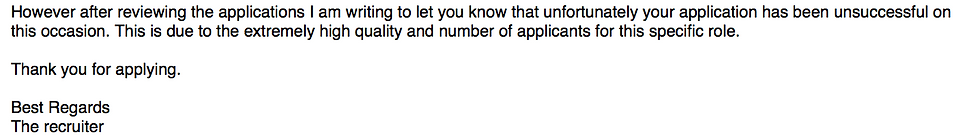 Thank you for applying