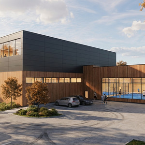 Conception REVIT: PADEL en étage / Restaurant
