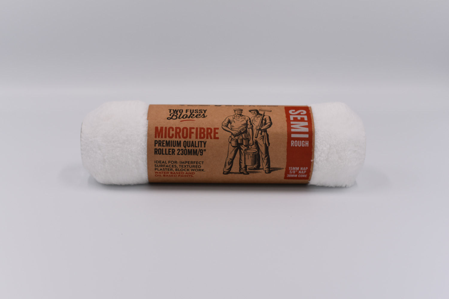 Two Fussy Blokes 9in Microfibre Roller Semi Rough