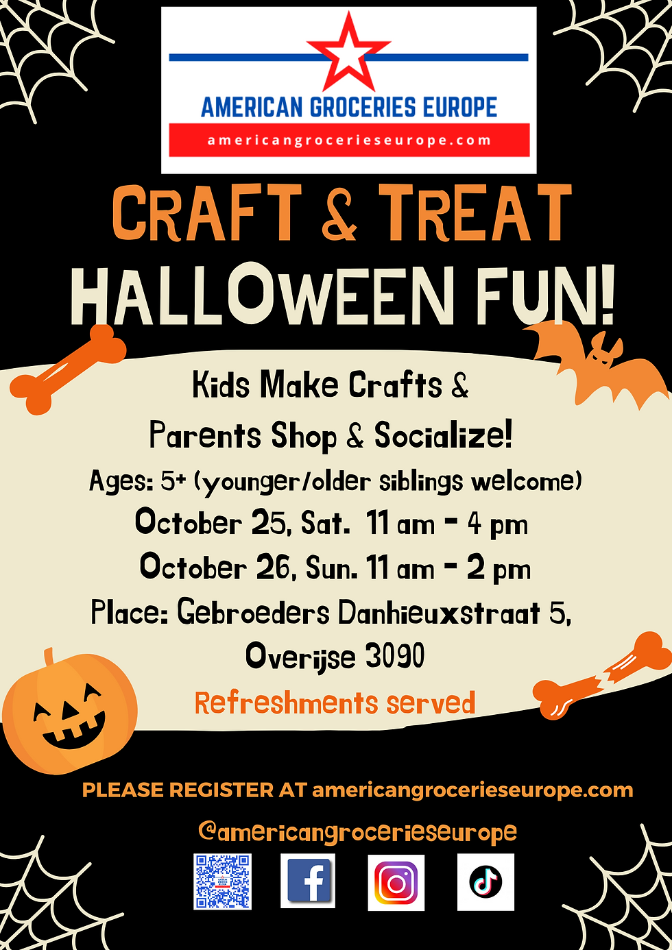 Halloween Craft & Treat for Kids