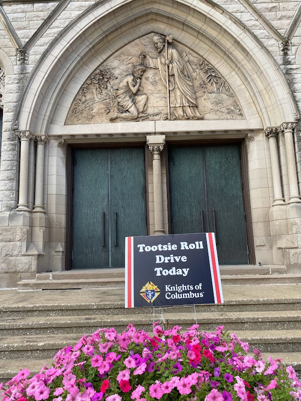 2025 Tootsie Roll Drive - collect after Masses at Saints James & Patrick Parish