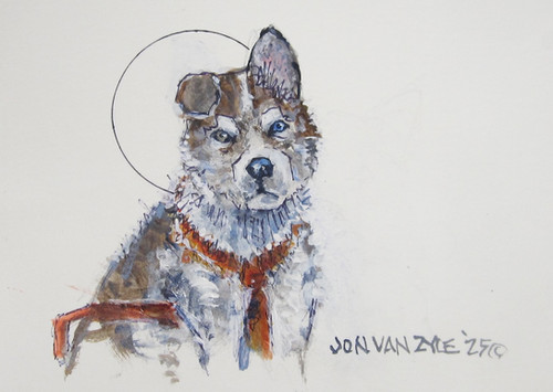 One Up, One Down - Original Acrylic Sketch | JVZ Shop