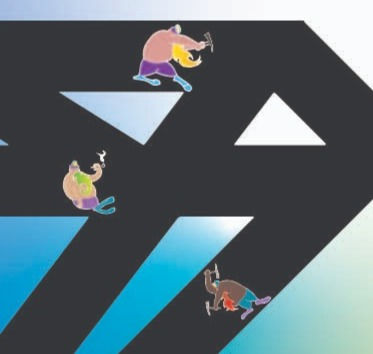 Thumbnail: Diamond Miners 50x75cm