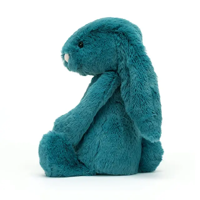 Imej kecil: Bashful Mineral Blue Bunny (Medium, 31cm) - Personalised Jellycat Bunny Soft