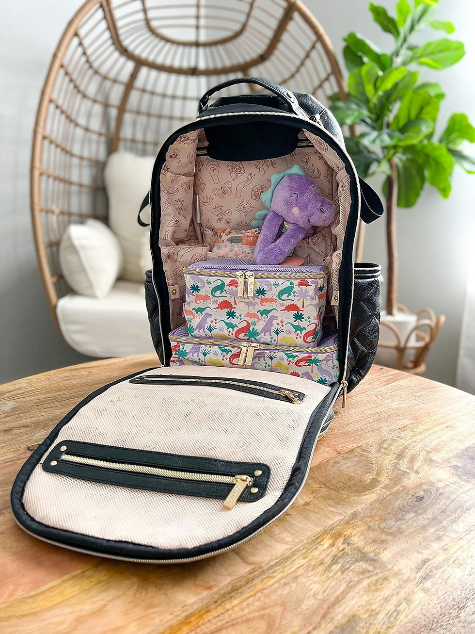 Thumbnail: Pack Like A Boss™ Packing Cubes: Lilac Dinos