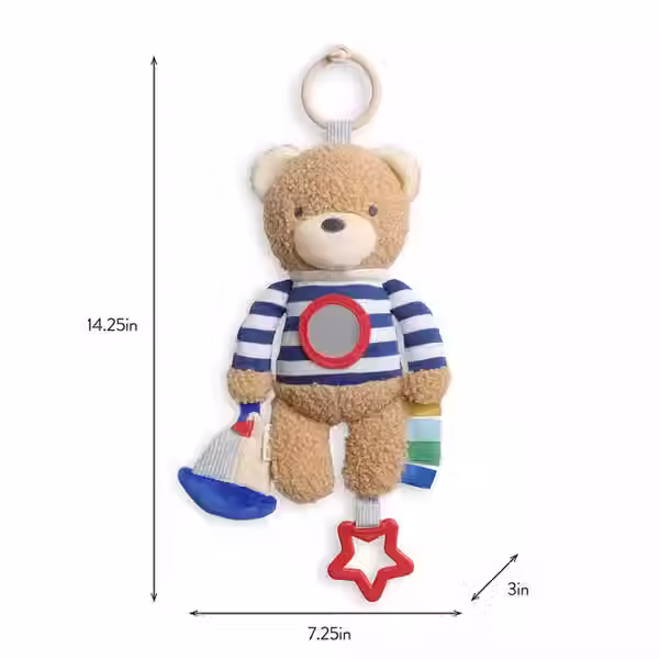 Imej kecil: Bitzy Traveler™ Developmental Sensory Toy - Bear