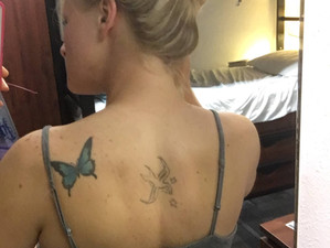 I got a new tattoo....Sorry Mom...