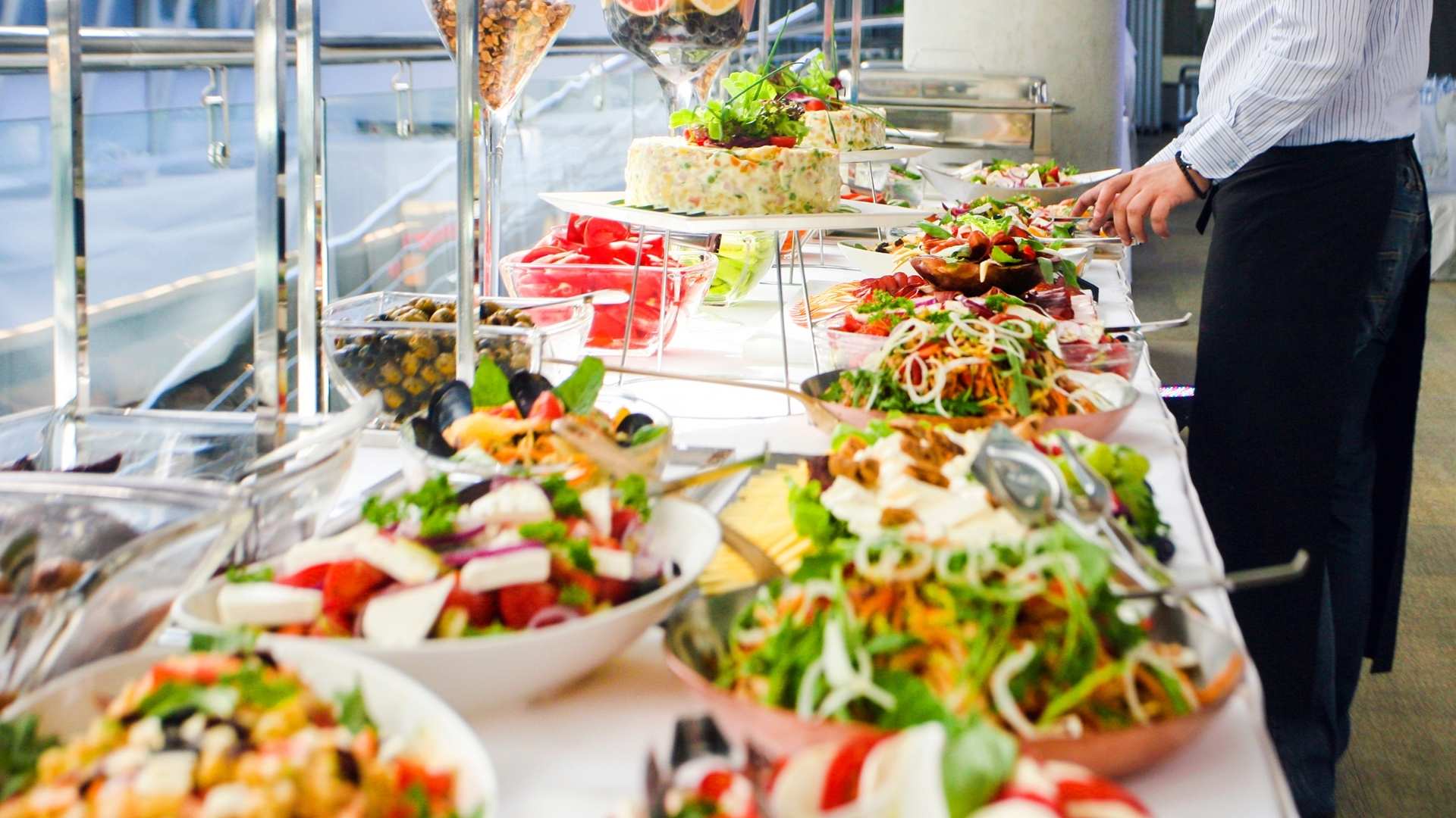 Arranged Food and Objects