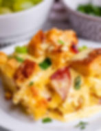 Eggs Benedict Casserole - per person