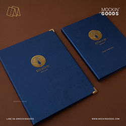 ปกเมนูอาหาร หนังเทียม ขนาด A4