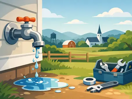 What to Do About an Outside Faucet Leak in Woodbury TN