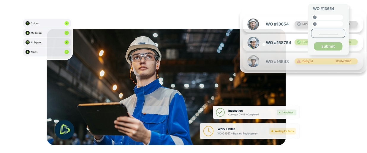 Manufacturing specialist using TemsAI to create smart digital worms and automate workflows