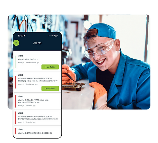 TemsAI insights & alerts on equipment failure
