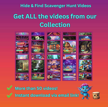 Full Bundle of video scavenger hunts for Kids