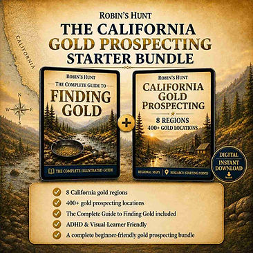California Gold Prospecting Starter Bundle digital guide preview
