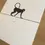 Miniature : Détail d'un poster représentant un singe en noir et blanc