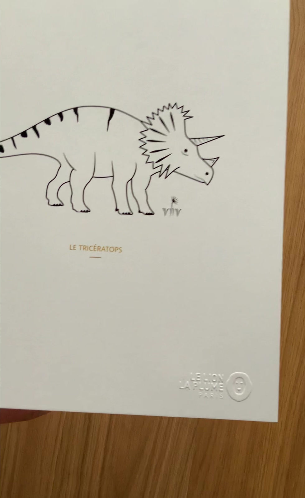 Miniature : Le Tricératops