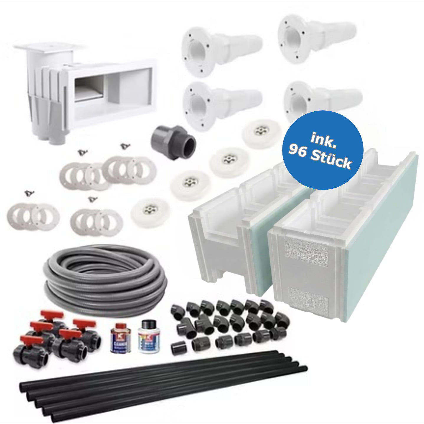 IGLU Pool Grund Set 5x3x1,5 PLUS