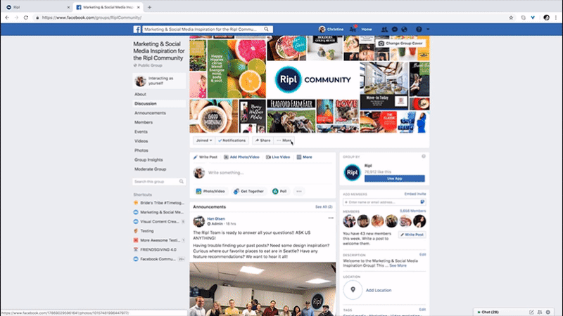 Ripl Facebook