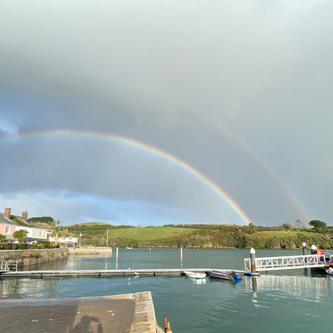 Rainbow over Salcombe