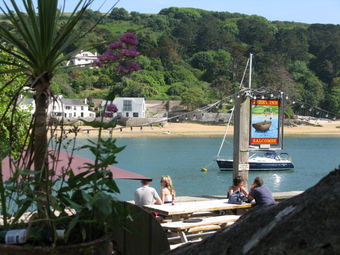 View from The Ferry Inn, Salcombe
